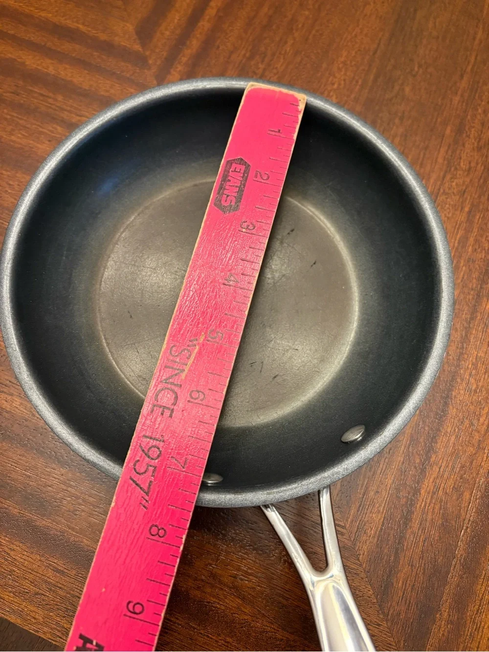 Cuisine Art Black nonstick Frying Pan with Stainless Handle - Nonstick Skillet